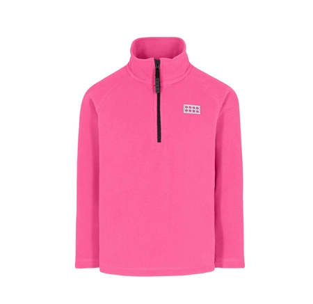 Wyprzedaż - Bluza polarowa dziecięca różowa Lego Wear dla dziewczynki dziewczęca różowa (22972-464)