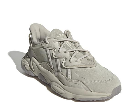 Wyprzedaż - Buty sportowe damskie Adidas Originals Ozweego skórzane sneakersy streetwearowe beżowe (GY6177)