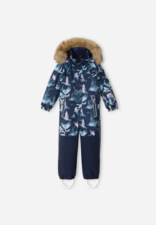 Kombinezon zimowy dziecięcy Reima Reimatec winter overall. Kipina Navy  Age 2 Kids Unisex wodoodporny granatowy  (5100040B-6981)