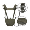 Mil-Tec - Lekka kamizelka Chest Rig - Zielony OD (13530401)