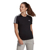 Koszulka damska czarna adidas Loungewear Essentials Slim 3S T (GL0784)
