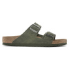 Klapki Birkenstock Arizona Vegan damskie/męskie Microfaser Regular na szeroką stopę zielone (1024550)