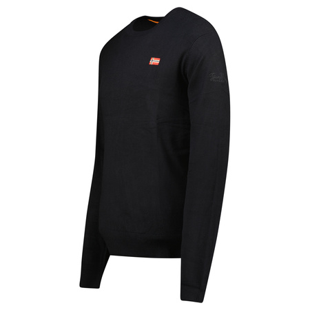 Longsleeve Geographical Norway FERASMO BLACK DB MEN 246 czarny męska (WY1173H/GN-Black)