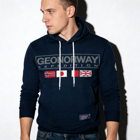 Bluza Geographical Norway GREAT NAVY DB MEN 317 granatowy męska (WY8611H/GN-Navy)