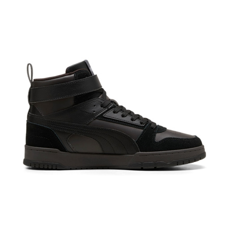 Wyprzedaż - Sneakersy męskie Puma RBD Game SD wysokie za kostkę szare (397551-03)