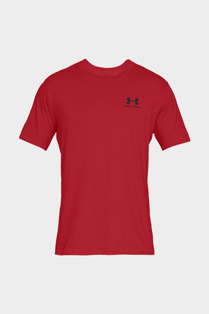 Koszulka męska UNDER ARMOUR SPORTSTYLE sportowa przewiewna czerwona (1326799-600)