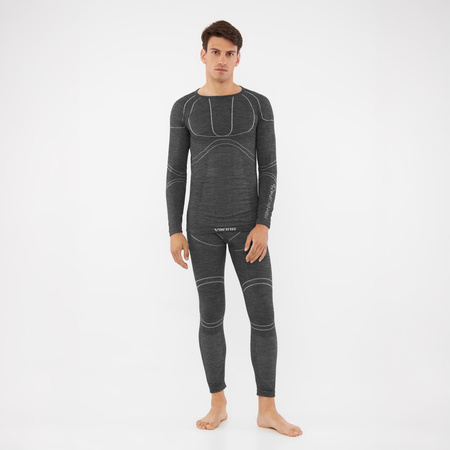 Bielizna męska VIKING Lan Pro Set Merino grafitowa (500/22/7575/0802)