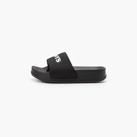 Wyprzedaż - Klapki damskie Levi's June Bold Sliders czarne (D78890001)