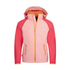 Kurtka softshell dla dziewczynki/chłopca Trollkids Kids Rondane Zip Off Jacket XT różowa (819-239)