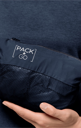 Wyprzedaż - Kurtka przeciwdeszczowa damska Jack Wolfskin Pack & Go Shell W (1111514_1010)