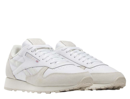 Buty sportowe męskie Reebok Classic Leather sneakersy skórzane białe (100032772)