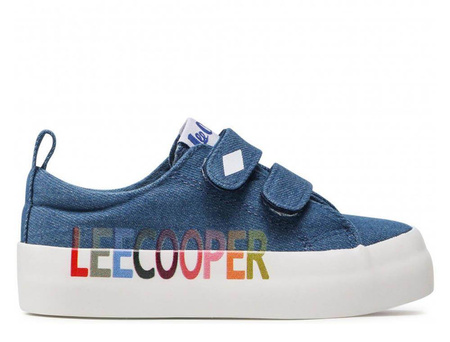 Buty Lee Cooper Trampki dziecięce granatowo-białe (LCW-22-44-0808K)