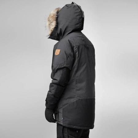 Kurtka puchowa ocieplana męska Fjällräven Polar Expedition Parka M Iron Grey-Black (F87173-048-550)