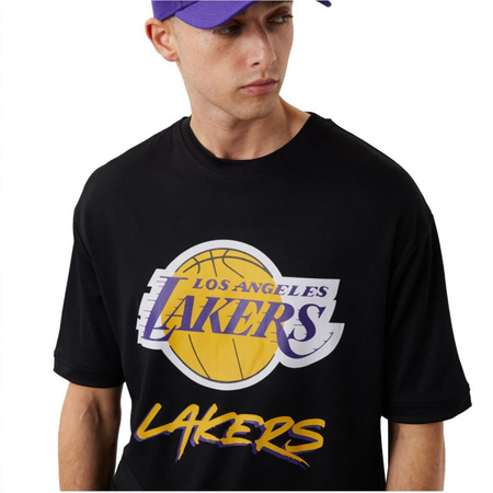 Koszulka New Era NBA Los Angeles Lakers Script Mesh Tee M (60284737)