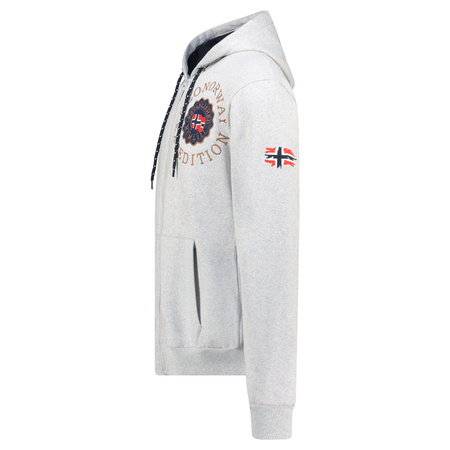Bluza Geographical Norway GAKADO BLENDED GREY DB MEN 100 mieszana szarość męska (WZ3016H/GN-Blended Grey)