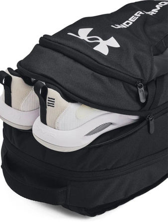 Plecak miejski damski/męski Under Armour UA Hustle 6.0 Backpack na laptopa biały (1384672-002)