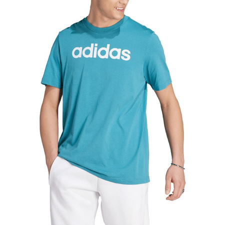 Koszulka adidas Essentials Single Jersey Linear Embroidered Logo Tee M (IJ8655)