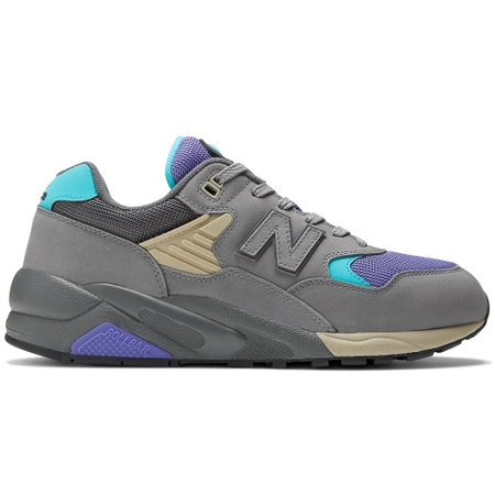 Buty męskie New Balance MT580VA2 RollBar szare sneakersy ze skóry zamszowej  (MT580VA2)