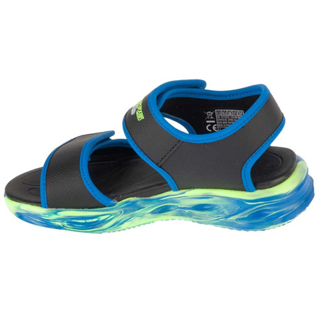 Skechers S-Lights: Sola Glow Sandal - Fusion Brights 407032L-BKBL Czarne 28 (407032L-BKBL)