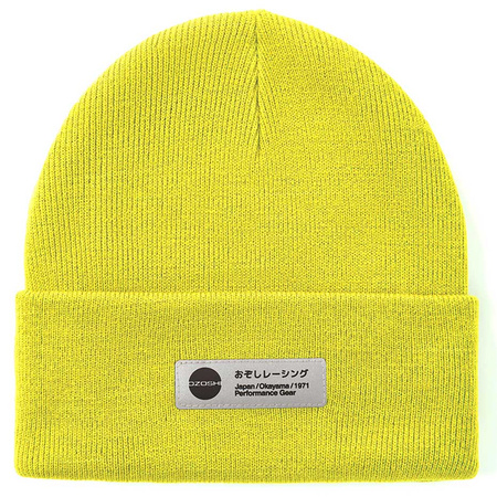 Czapka Ozoshi Haichi Cuffed Beanie limonka (OWH20RCFB005)