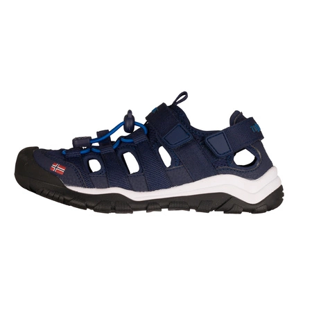 Sandały sportowe dziecięce dla chłopca/dziewczynki Trollkids Kids Kristiansand Sandal XT navy/medium blue (665-117)