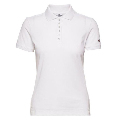 Koszulka damskie Champion Legacy POLO Biały (114918WW001)