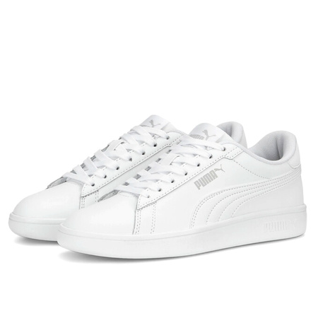 Buty sportowe damskie PUMA SMASH 3.0 L JR PUMA WHITE-COOL SoftFoam+ białe (39203102)