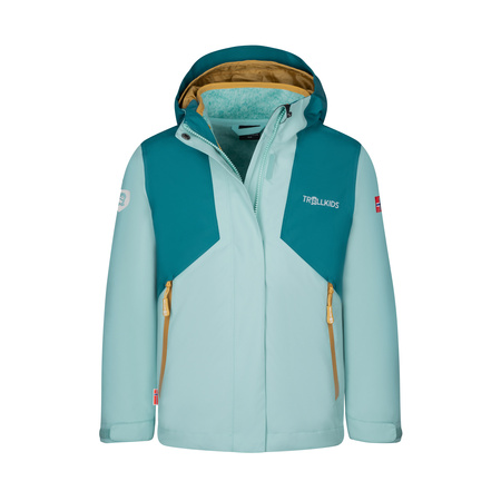 Wodoodporna kurtka 3 w 1 Trollkids Girls Preikestolen 3in1 Jacket dla dziewczynki (550-332)