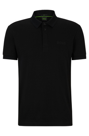 Koszulka Polo męska BOSS Paule 1 NERO slim fit czarna (50512892-001)