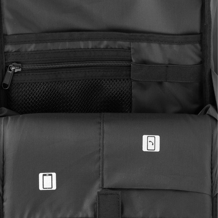 Torebka na ramię 4F U054 głęboka czerń (4FWSS24APOUU054 20S)