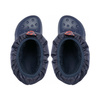 Wyprzedaż - Śniegowce dziecięce Crocs Classic Neo Puff Boot T wysokie buty zimowe z ortalionu granatowe (207683-NAVY)