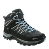 CMP RIGEL MID WMN TREKKING SHOES WP GRAFFITE-AZZURRO Basic Grey (3Q12946-77BD)