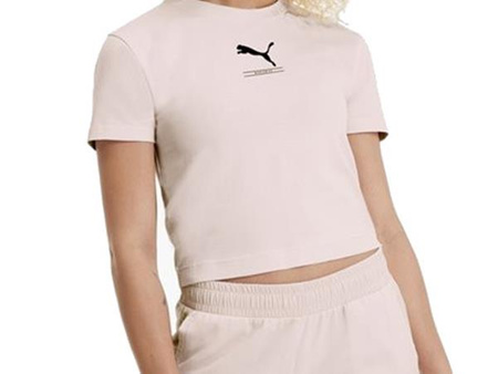 Damska koszulka PUMA NU-TILITY FITTED w kolorze różowym (581377-17)