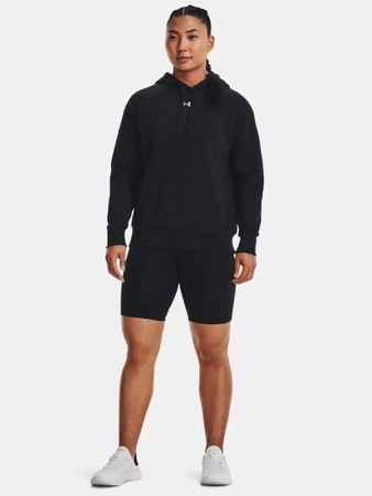 Bluza damska UNDER ARMOUR Rival Fleece z kapturem czarna (1379500-001)