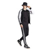 Spodnie dresowe męskie Adidas Adicolor Classics SST Track Pants "Black White" dopasowany krój czarne (IL2488)