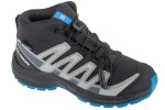 Buty Trekkingowe dla chłopca Salomon XA Pro 3D V8 Mid WP J wysokie poza kostkę Czarne (L47729800)