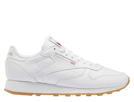 Buty sportowe skórzane męskie Reebok Classic Leather sneakersy lifestylowe białe (100008491)