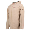 Wyprzedaż - Polar męski Geographical Norway UNICIA  MEN 224 bluza z kapturem rozpinana ciepła beżowa (WX3713H/GN)