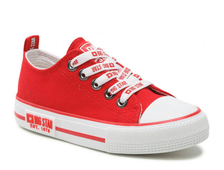 Buty Big Star Trampki dziecięce czerwone  (KK374047)