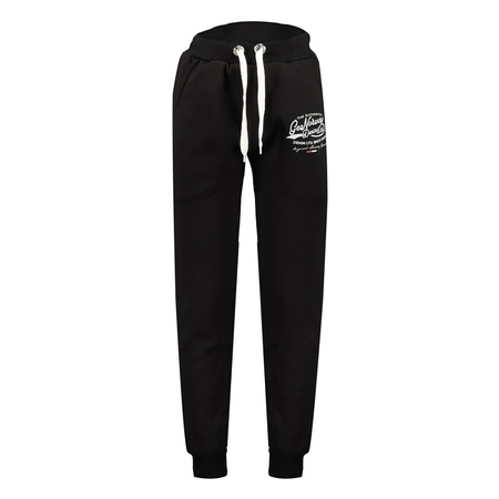 Wyprzedaż - Spodnie dresowe męskie Geographical Norway Merci EO/PR 100 B67 czarne (WU8129-GNO-BLACK)