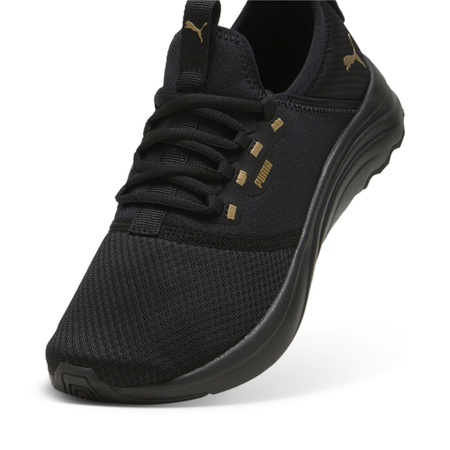 Buty sportowe damskie Puma Softride Aria Wn S Black Gold sneakersy czarne (309823-02)