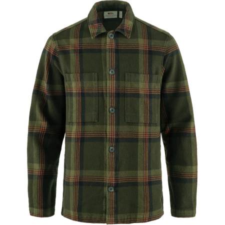 Koszula z długim rękawem męska Fjällräven Singi Flannel Overshirt M Deep Forest-Dark Navy (F12600226-662-555)