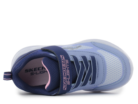 Buty Skechers SKECHERS SOLA GLOW OMBRE DELUX Niebieski (303714NNVLB)