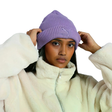 Czapka unisex Puma CLASSICS MID FIT BEANIE Fioletowy (02567704)