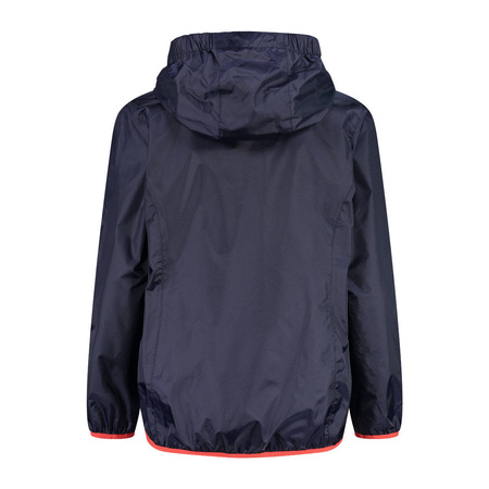 Wyprzedaż - Kurtka dziecięca przeciwdeszczowa CMP Kid G Jacket Rain Fix Hood granatowa (3X53255-28ML)