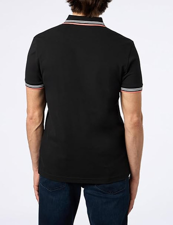 Koszulka Polo męska BOSS Paul NERO slim fit czarna (50506193-003N)