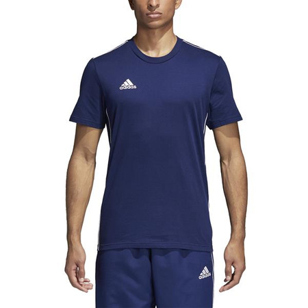 Męska koszulka Adidas Performance CORE18 TEE w kolorze niebieskim (CV3981)