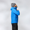Wyprzedaż - Kurtka zimowa z kapturem męska Fjällräven Expedition Lätt Hoodie M UN Blue puchowa niebieska (F86119-525)