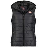 Bezrękawnik Geographical Norway VATIKA HOOD EO GIRL 233 czarny dla dziweczynki (WW2008E/GNO-Black)