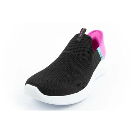 Skechers Ultra Flex buty dziecięce sportowe młodzieżowe SLIP-INS (303800L/BKPK)